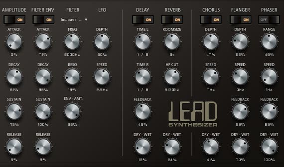 ACID Pro 9「Lead Synth」