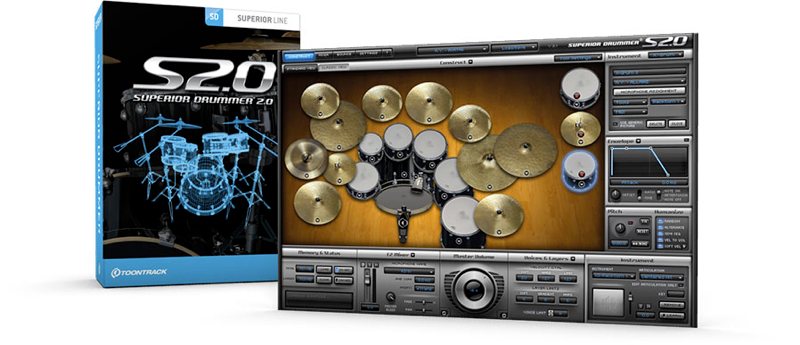 Toontrack『SUPERIOR DRUMMER 2.0』