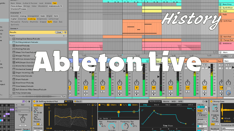 Ableton Live ヒストリー