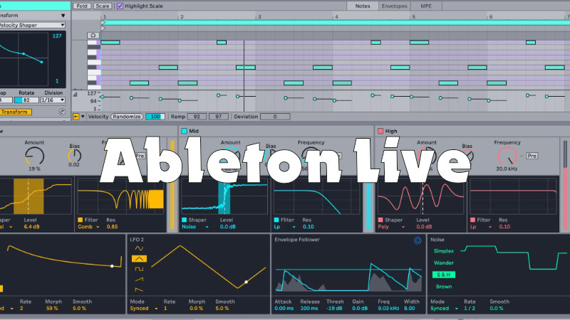 Ableton Live トップ画像2024
